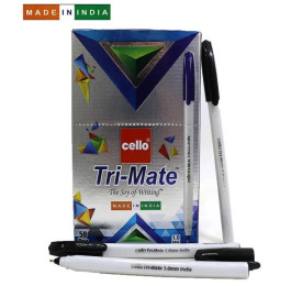 Ручка кулькова Cello Original Tri-Mate 1мм чорна Tri-mateBK
