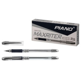 Ручка масляна Piano чорна Maxriter РТ338Bк
