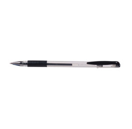 Ручка гелева Buromax JOBMAX чорна 0,7мм BM.8349-02