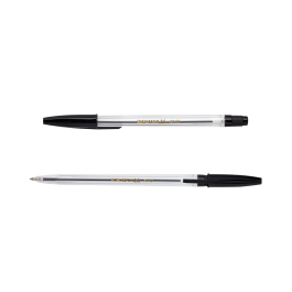 Ручка кулькова BUROMAX чорна BM.8117-02