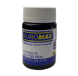 Чернила для ручек BUROMAX 50 мл черная BM.8398-02