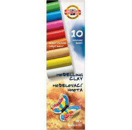 Пластилин Koh-i-Noor Бабочка 10цв 200г KIN131710
