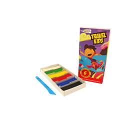 Пластилин Восковой Гамма TRAVEL KIDS 72г 6цв 331008/TK