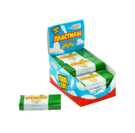 Пластилін Восковий Гамма TRAVEL KIDS салатовий 30г 333102