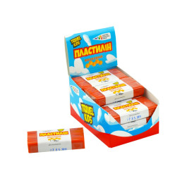 Пластилін Восковий Гамма TRAVEL KIDS оранжевий 30г 333106