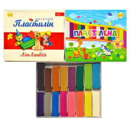 Пластилін Тетрада ПЛАСТІЛЕНД ЛІПЛАНДІЯ 16кол 320г 461372
