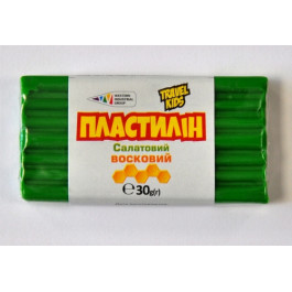 Пластилін Восковий Гамма TRAVEL KIDS салатовий 30г 333102