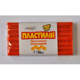 Пластилін Восковий Гамма TRAVEL KIDS оранжевий 30г 333106