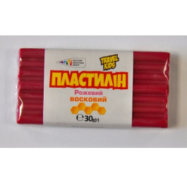 Пластилін Восковий Гамма TRAVEL KIDS рожевий 30г 333111