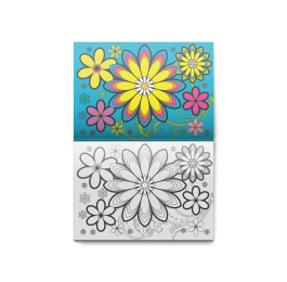 Розмальовка дитяча Аркуш А5 8арк Flowers 1В1182