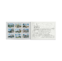 Розмальовка Міста Аркуш А4 10арк 200г Київ 1В1685