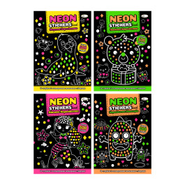 Розмальовка Апельсин з наліпками NEON STICKERS Book РМ-69