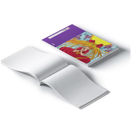 Скетчбук Аркуш А3 28арк 250г Дівчинка аніме 1В2112