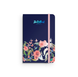 Скетчбук Аркуш А5 80лист 130г на резинке кремовый блок 1В736