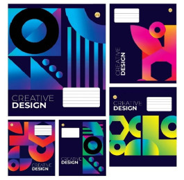 Зошит ТЕТРАДА WiLL 96арк в клітинку Creative design 51706