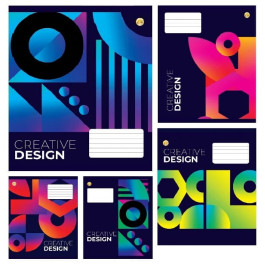 Зошит ТЕТРАДА WiLL 96арк в клітинку Creative design 51706