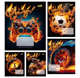 Зошит ТЕТРАДА 48арк в клітинку SportFire 61514