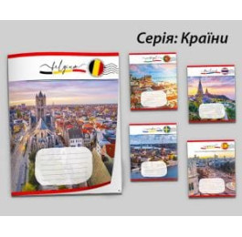 Зошит Leader 60арк в клітинку Країни 959061